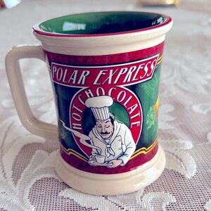 Polar Express Chef Mug - Cream and Green